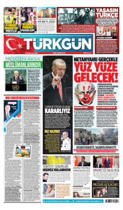 Türkgün Gazetesi 27 Eylül 2024