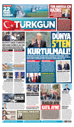 Türkgün Gazetesi 28 Eylül 2024