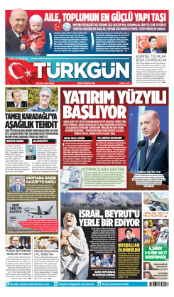 Türkgün Gazetesi 29 Eylül 2024