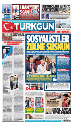 Türkgün Gazetesi 30 Eylül 2024