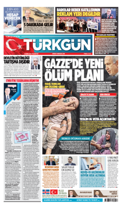 Türkgün Gazetesi 14 Ekim 2024