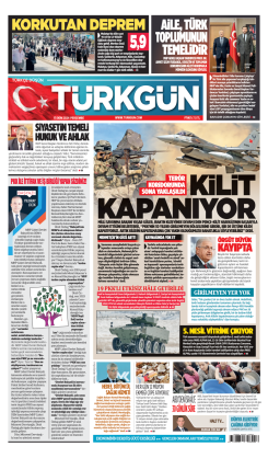 Türkgün Gazetesi 17 Ekim 2024