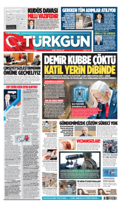 Türkgün Gazetesi 18 Ekim 2024