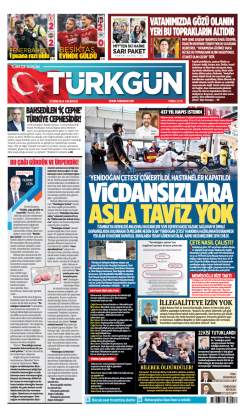 Türkgün Gazetesi 21 Ekim 2024