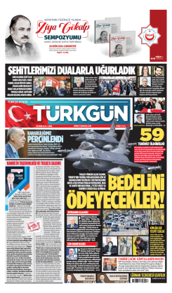 Türkgün Gazetesi 25 Ekim 2024