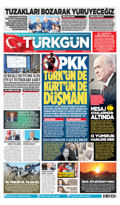 Türkgün Gazetesi 27 Ekim 2024