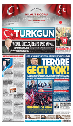 Türkgün Gazetesi 1 Kasım 2024