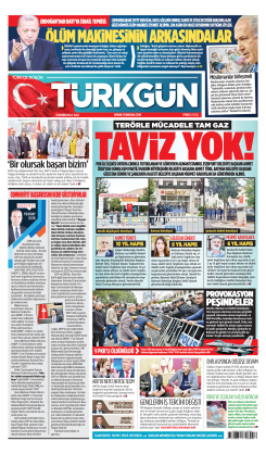 Türkgün Gazetesi 5 Kasım 2024