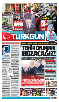 Türkgün Gazetesi 11 Kasım 2024