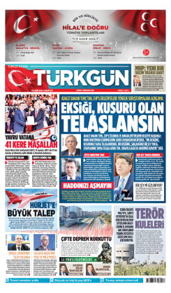 Türkgün Gazetesi 16 Kasım 2024