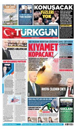 Türkgün Gazetesi 19 Kasım 2024