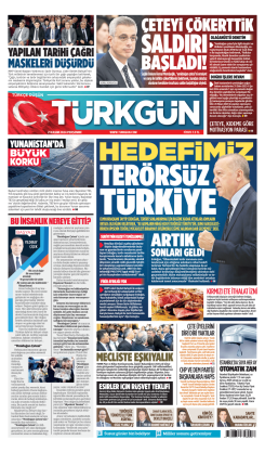 Türkgün Gazetesi 21 Kasım 2024