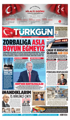 Türkgün Gazetesi 23 Kasım 2024