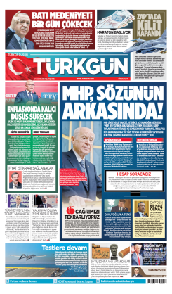 Türkgün Gazetesi 27 Kasım 2024