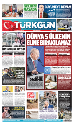 Türkgün Gazetesi 30 Kasım 2024