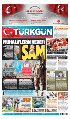 Türkgün Gazetesi 7 Aralık 2024