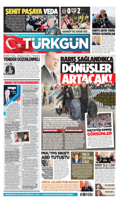 Türkgün Gazetesi 12 Aralık 2024