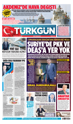 Türkgün Gazetesi 18 Aralık 2024