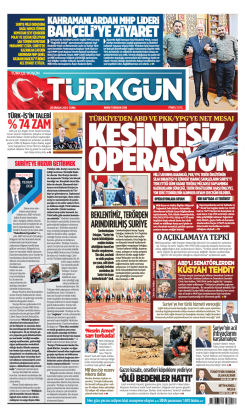 Türkgün Gazetesi 20 Aralık 2024