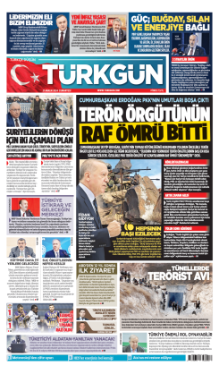 Türkgün Gazetesi 21 Aralık 2024