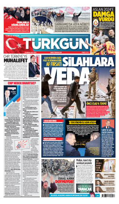 Türkgün Gazetesi 24 Aralık 2024