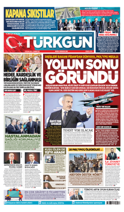 Türkgün Gazetesi 11 Ocak 2025