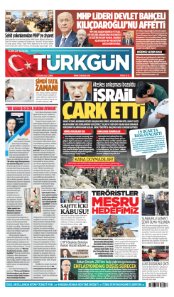 Türkgün Gazetesi 17 Ocak 2025