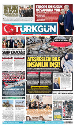 Türkgün Gazetesi 19 Ocak 2025