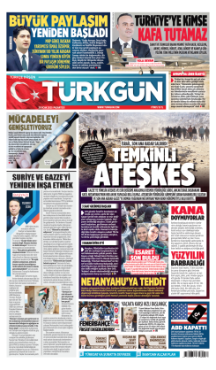 Türkgün Gazetesi 20 Ocak 2025