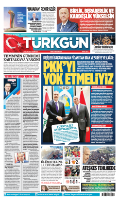 Türkgün Gazetesi 27 Ocak 2025