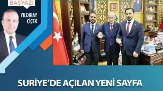 Suriye’de açılan yeni sayfa