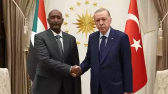 Cumhurbaşkanı Erdoğan, Abdulfettah el-Burhan ile görüştü