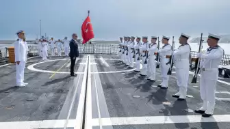 Kınalıada Korveti, Umman Deniz Kuvvetleri gemisi ile ortak eğitimler yaptı