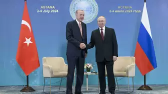 Cumhurbaşkanı Erdoğan Astana'da Putin ile görüştü
