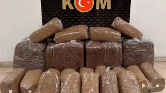 Ordu'da kaçak yollarla getirilen 180 kilogram tütün ele geçirildi