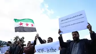 Suriye'de teröre karşı protesto: "PKK ve SDG, Esad'dan daha kötü"