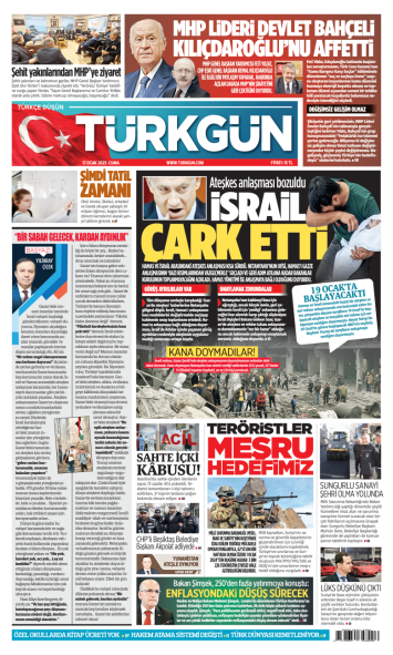 Türkgün Gazetesi 17 Ocak 2025