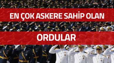 En çok askere sahip olan ordular