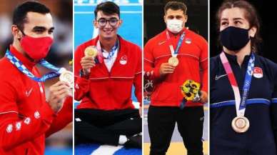 Türkiye’nin gururu oldular: İşte Olimpiyatlarda madalya kazanan sporcularımız