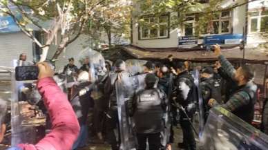 HDP’lilerin ‘Pençe Kılıç Hava Harekatı’ protestosuna polis müdahalesi: 1 gözaltı
