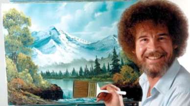 Milyonlarca mutlu ağacın ilham perisi Bob Ross'un resimlerindeki sır görenleri şaşırttı