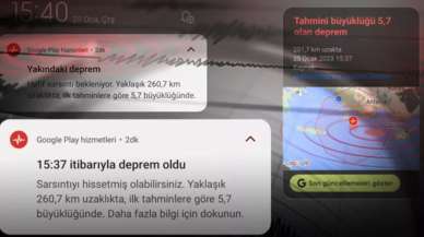 Depremi önceden bildi! Cep telefonlarına gönderilen mesaj sosyal medyayı salladı