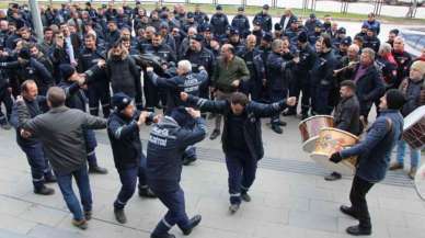 Amasya Belediyesi'nden işçilere rekor zam! Yeni maaşlarını davul zurnayla kutladılar