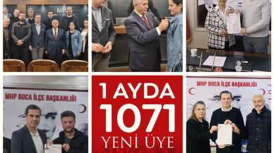 MHP İzmir'e 1071 yeni üye!