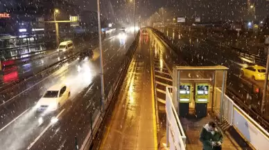 İstanbul'da kar yağışı