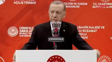 Cumhurbaşkanı Erdoğan, Gelibolu – Eceabat Devlet Yolu'nu açtı