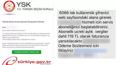 Dolandırıcılardan yeni yöntem! 'Seçmen kaydınızı sorgulayın' tuzağı