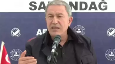 Bakan Akar enkaz kaldırma çalışmalarındaki son durumu açıkladı