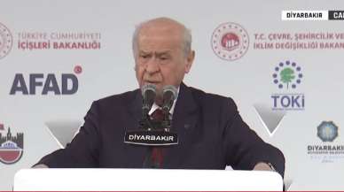 MHP lideri Devlet Bahçeli'den önemli açıklamalar: Diyarbakır'da deprem konutlarının temeli atılıyor