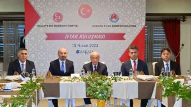 MHP lideri Devlet Bahçeli iftar programına katıldı